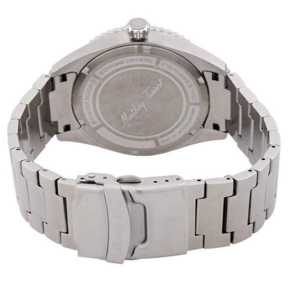 NWT Authentic Mathey-Tissot Atlas Quartz Black Dial Men's Watch - Picture 3 of 3